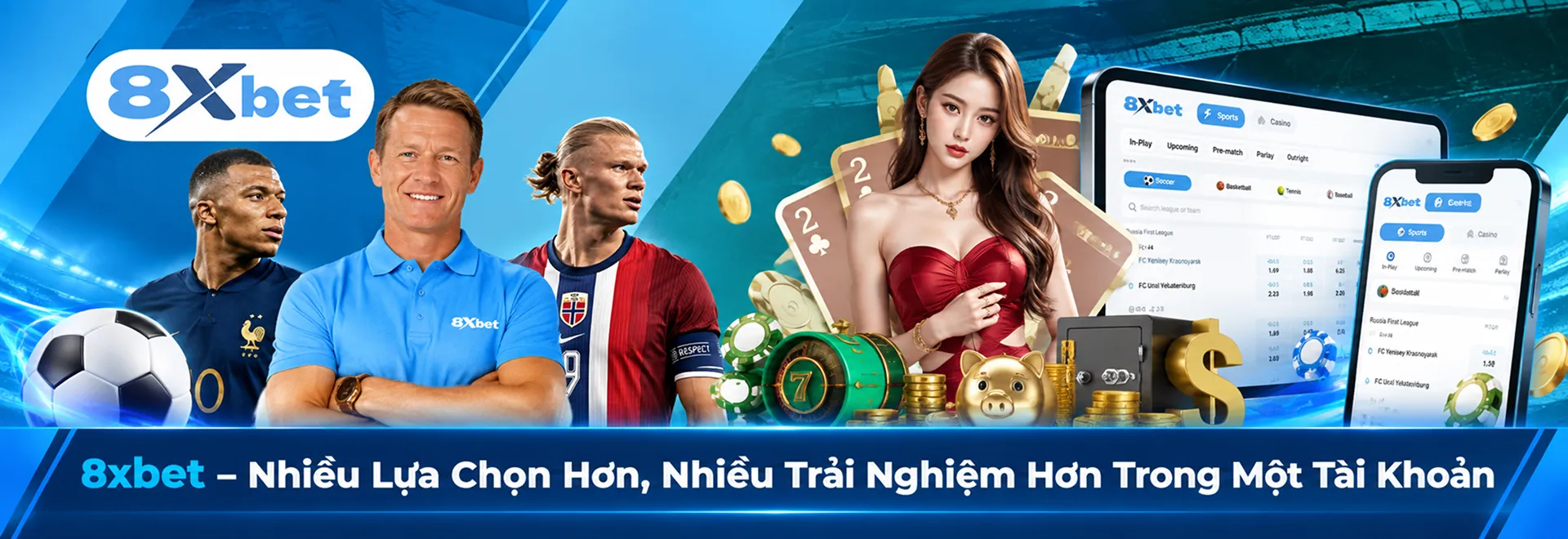 8xbet - nhiều trải nghiệm trong một tài khoản