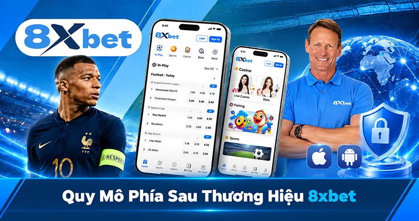 Quy mô thương hiệu 8xbet
